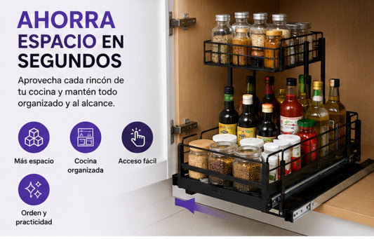 Organizador Extraíble para Cocina – Máxima Organización